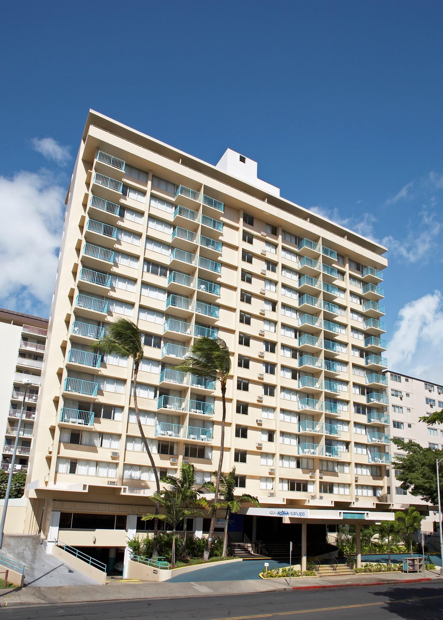 Aqua Aloha Surf Waikiki Aparthotel Exterior foto