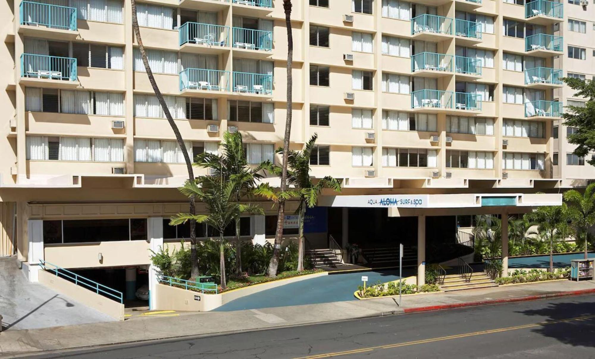 Aqua Aloha Surf Waikiki Aparthotel Exterior foto