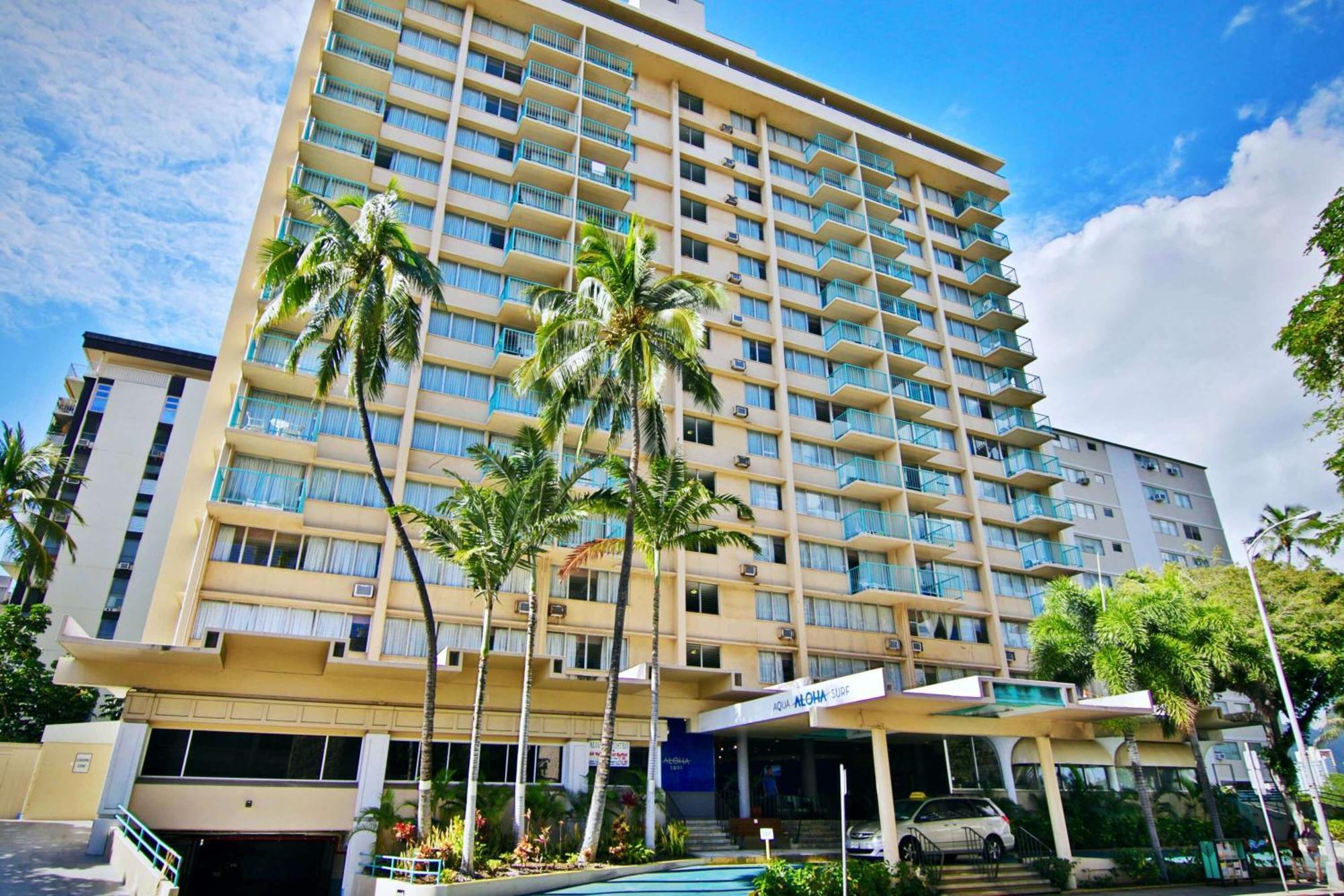 Aqua Aloha Surf Waikiki Aparthotel Exterior foto